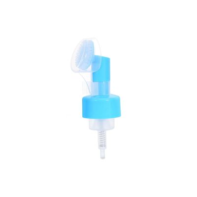 Máy phun bơm bọt chải silicone cho chất tẩy rửa khuôn mặt và chai Mousse