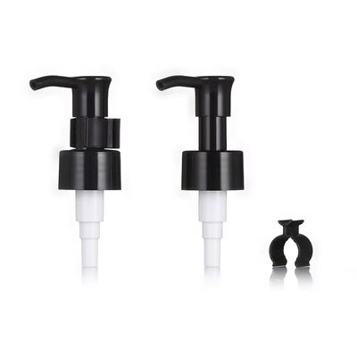 Máy bơm kem PP tùy chỉnh với clip chăm sóc da 24/28mm