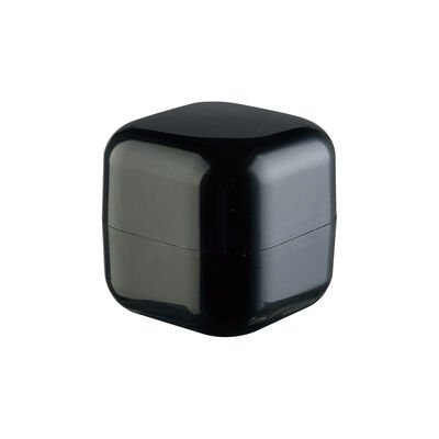 Ngoại hình tinh tế 20g 30g 50g 100g Hũ kem nhựa góc vuông với vòng đệm kéo tay, dùng cho bao bì chăm sóc da, hỗ trợ tùy chỉnh