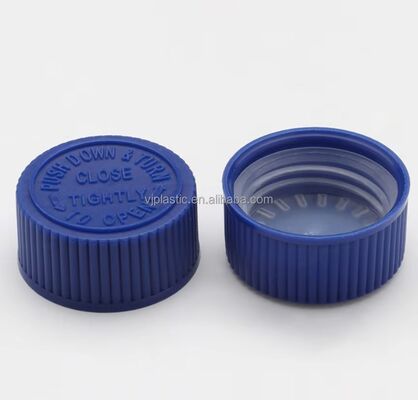 20mm 24mm 28mm Đen Ribbed Smooth Plastic Screw Cap Induction Sealing Gasket cho chai mỹ phẩm