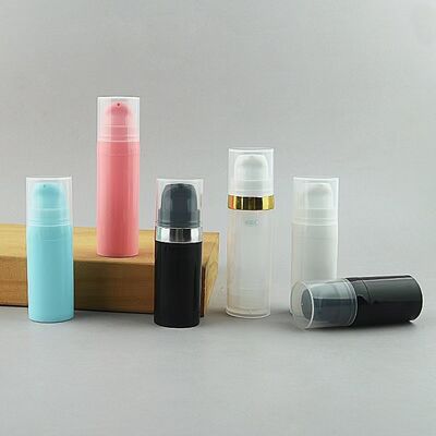 Chai bơm chân không PP đơn vật liệu bán buôn 5ml 10ml 15ml có thể tái chế cho chăm sóc da
