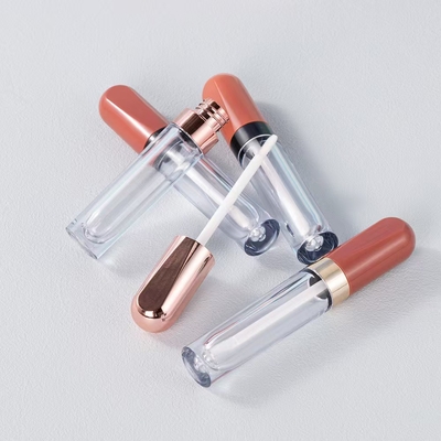 Nhựa vòng 4.5ml ống sơn môi điện mạ vòng màu có thể được tùy chỉnh