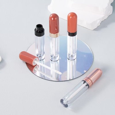 Nhựa vòng 4.5ml ống sơn môi điện mạ vòng màu có thể được tùy chỉnh