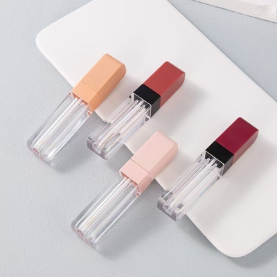 4ml ống kính môi nhựa với đầu vuông là dễ dàng để mang theo