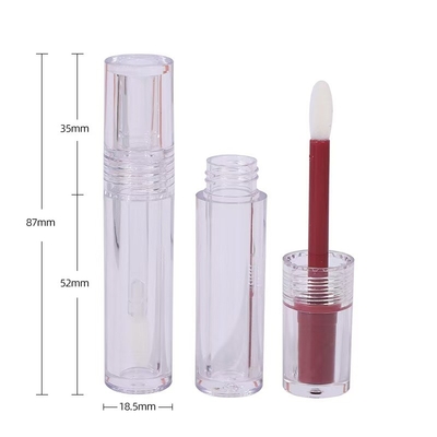 PETG/ABS cấu trúc vật liệu ống sơn môi với lớp lót màu và dung lượng 4,5ml