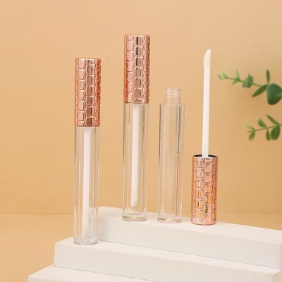 Liquid Eyeshadow làm nổi bật ống kính môi bằng nhựa với logo bàn chải tùy chỉnh