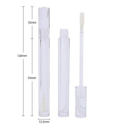 Mẫu khóa đơn giản Mũi vít Slim 4.5ml ống kính môi bằng nhựa với logo tùy chỉnh