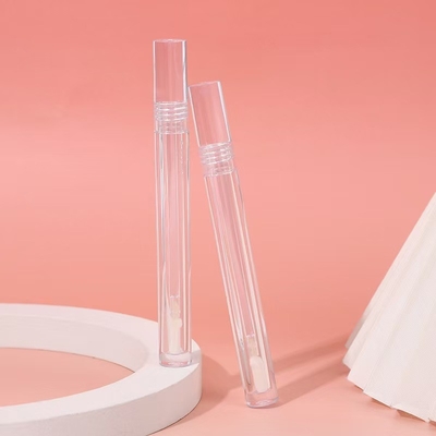 Mẫu khóa đơn giản Mũi vít Slim 4.5ml ống kính môi bằng nhựa với logo tùy chỉnh