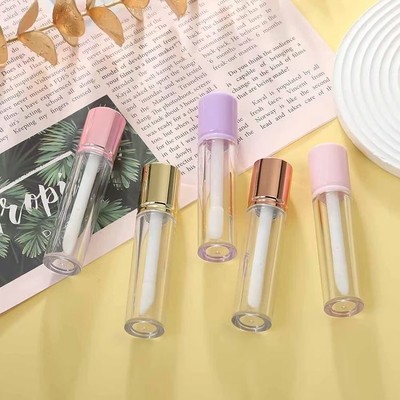 Vòng vỏ ngắn 6ml ống kính môi có thể được tùy chỉnh với logo