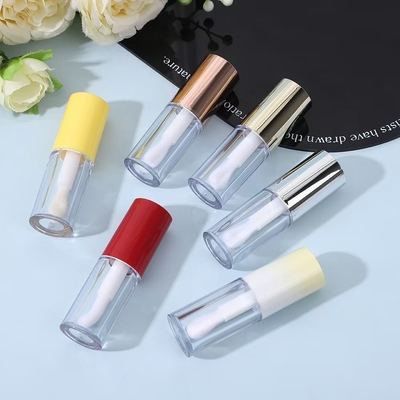 Vòng nhựa ống sơn môi với bàn chải Nhiều màu sắc có thể được tùy chỉnh Logo có thể được tùy chỉnh