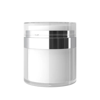15G 30G 50G 100G bình nhựa không khí với bơm chân không Màu sắc tùy chỉnh cho bao bì cuối cùng