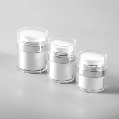 15G 30G 50G 100G bình nhựa không khí với bơm chân không Màu sắc tùy chỉnh cho bao bì cuối cùng