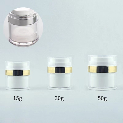 15G 30G 50G 100G bình nhựa không khí với bơm chân không Màu sắc tùy chỉnh cho bao bì cuối cùng