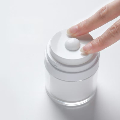 15G 30G 50G 100G bình nhựa không khí với bơm chân không Màu sắc tùy chỉnh cho bao bì cuối cùng