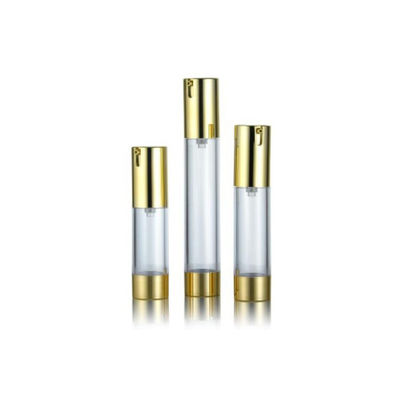 15ml 30ml 50ml chống rò rỉ Kiểm soát Phân phối Snap Lock Không khí máy bơm chai cho mỹ phẩm