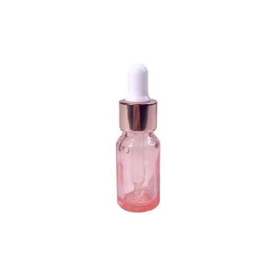 Nhập sẵn chai dầu rỗng thủy tinh tròn với thùng nhỏ giọt nhôm 10ML 30ML 50ML