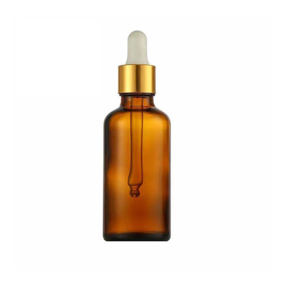 Nhập sẵn chai dầu rỗng thủy tinh tròn với thùng nhỏ giọt nhôm 10ML 30ML 50ML