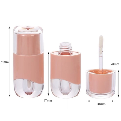 2.3ML Bụi mờ môi trống hình dạng dễ thương với màu sắc tùy chỉnh Tên mặt hàng Bụi mờ môi in ấn bản in lụa tùy chỉnh