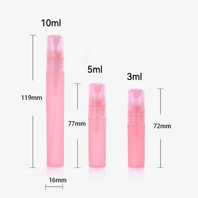 3ML 5ML & 10ML bút phun nước hoa nhựa Thùng rỗng cho nước hoa với màu mờ hoàn thiện
