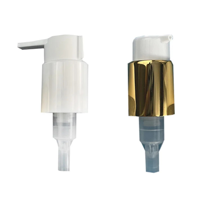 Nhựa nhôm cổ áo 28 / 410 Long Length Cream Dispenser Bơm cho mỹ phẩm