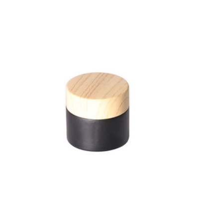 Đồ xách 10g hộp kem với mũ gỗ cho chăm sóc cá nhân chấp nhận Logo của khách hàng