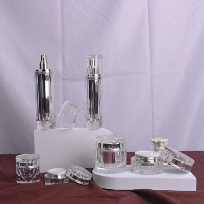 Acrylic không khí lọ chai 30G 50G 30ML 50ML 100ML cho kem dưỡng da với máy bơm kem dưỡng da nhôm hoặc máy phun sương mù