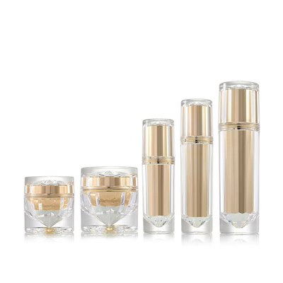 Bộ thùng chai Acrylic tùy chỉnh cho bao bì mỹ phẩm 30ML 50ML 100ML 30G 50G hoàn hảo