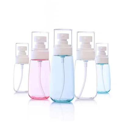 60ml chai nhựa PET hình dạng thu nhỏ được sử dụng cho dầu gội tùy chỉnh chăm sóc da