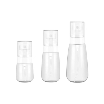 60ml chai nhựa PET hình dạng thu nhỏ được sử dụng cho dầu gội tùy chỉnh chăm sóc da