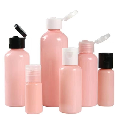 50ml chai nhựa PET với nắp vít nhiều màu cho chất lỏng