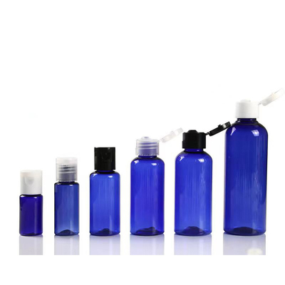 50ml chai nhựa PET với nắp vít nhiều màu cho chất lỏng
