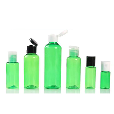 50ml chai nhựa PET với nắp vít nhiều màu cho chất lỏng
