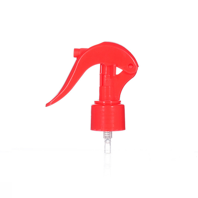 Màu đỏ Nhìn ra 24 / 410 Tất cả nhựa Mini Trigger Sprayer được sử dụng để làm sạch