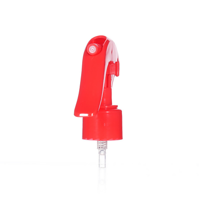Màu đỏ Nhìn ra 24 / 410 Tất cả nhựa Mini Trigger Sprayer được sử dụng để làm sạch
