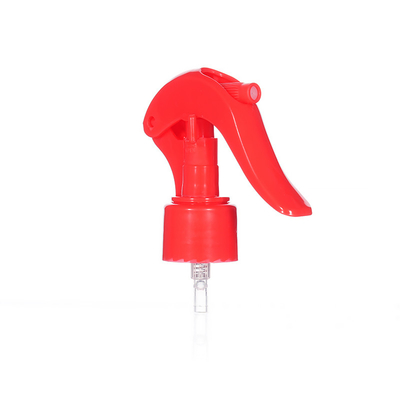 Màu đỏ Nhìn ra 24 / 410 Tất cả nhựa Mini Trigger Sprayer được sử dụng để làm sạch