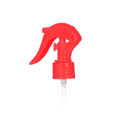 Màu đỏ Nhìn ra 24 / 410 Tất cả nhựa Mini Trigger Sprayer được sử dụng để làm sạch