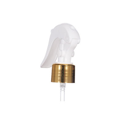 Bình xịt kích hoạt bằng nhôm vàng cổ nhỏ với kích thước cổ 24/410 28/410 để phân phối sương mịn