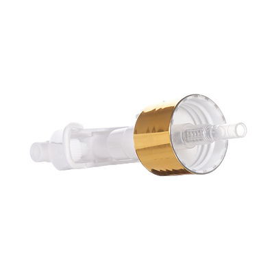 Bình xịt kích hoạt bằng nhôm vàng cổ nhỏ với kích thước cổ 24/410 28/410 để phân phối sương mịn