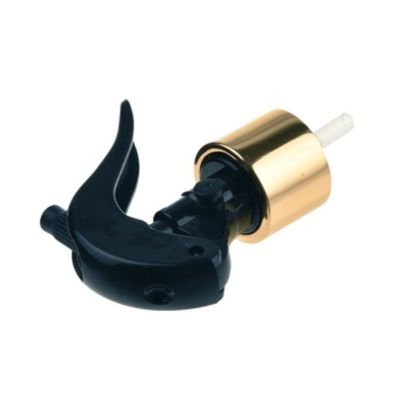 Bình xịt kích hoạt bằng nhôm vàng cổ nhỏ với kích thước cổ 24/410 28/410 để phân phối sương mịn