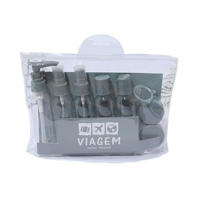 Vòng cổ nhựa 50ml thiết lập du lịch tùy chỉnh cho các thiết bị chăm sóc da thiết yếu