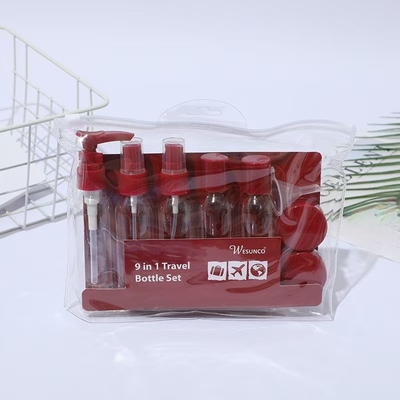 Vòng cổ nhựa 50ml thiết lập du lịch tùy chỉnh cho các thiết bị chăm sóc da thiết yếu