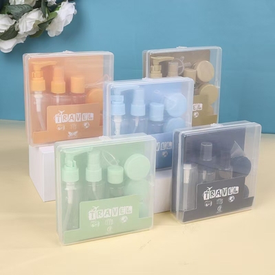 Thiết kế Voguish 7 mảnh Nhựa du lịch 50ml Chiếc chai được sử dụng cho gói chăm sóc cá nhân