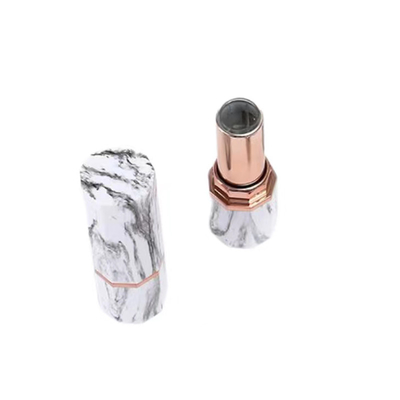 Elegant Sexangle Plastic Lipstick Cases Empty Cosmetic Container màu đen hoặc trắng
