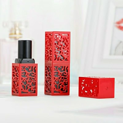 Chất nhựa hình vuông thanh lịch Chineserie Hộp son môi cho thùng kem măng môi