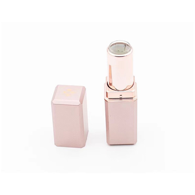 5-6g Capacity Square Empty Lipstick Tube with Four Leaf Clover Printing and Plastic Material (Bộ ống màu môi rỗng vuông với 4 lá hoa trèo in và vật liệu nhựa)