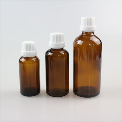 Nhập xưởng 10ml 30ml 50ml 100ml thủy tinh vít Amber YB chai