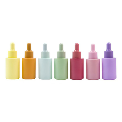 Customzied 20ml 30ml & 50ml Flat Shoulder Glass Essential Oil Bottle With Dropper Cap (Nhiều bình tinh dầu bằng kính)