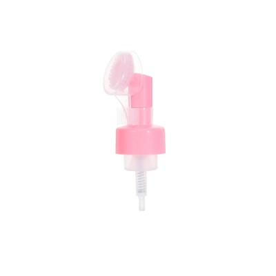 Máy bơm bọt nhựa tùy chỉnh 42mm với bàn chải silicone để làm sạch