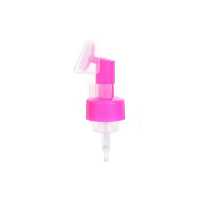 Máy phun bơm bọt chải silicone cho chất tẩy rửa khuôn mặt và chai Mousse