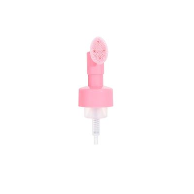 Máy phun bơm bọt chải silicone cho chất tẩy rửa khuôn mặt và chai Mousse